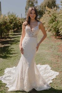 Taffeta and Lace Gloucester Madi Lane Wedding Dress SAVINA