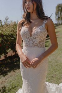 Taffeta and Lace Gloucester Madi Lane Wedding Dress SAVINA