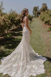 Taffeta and Lace Gloucester Madi Lane Wedding Dress SAVINA