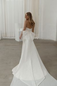 Taffeta and Lace Gloucester Madi Lane Wedding Dress SILAS