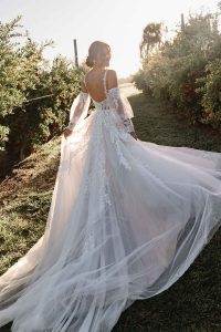 Taffeta and Lace Gloucester Madi Lane Wedding Dress SOFIA