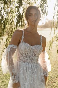 Taffeta and Lace Gloucester Madi Lane Wedding Dress SOFIA