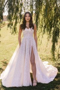 Taffeta and Lace Gloucester Madi Lane Wedding Dress STEVIE