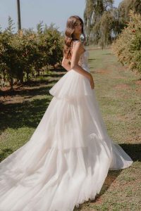 Taffeta and Lace Gloucester Madi Lane Wedding Dress SUZETTE