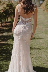 Taffeta and Lace Gloucester Madi Lane Wedding Dress SUZETTE