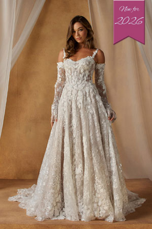 Taffeta and Lace Gloucester Madi Lane Wedding Gowns 350R-NALI_ML26071_1