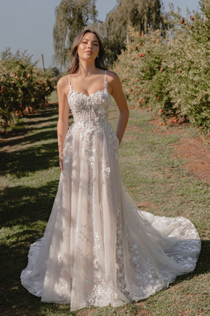Taffeta and Lace Wedding Dresses Gloucester SARIE_ML24299_1