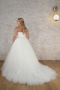 Taffeta and Lace Wedding Dresses Gloucester Stella York Plus 7769