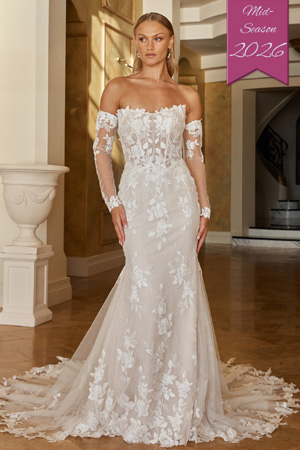 Taffeta and Lace Wedding Gowns Madi Lane Ohana