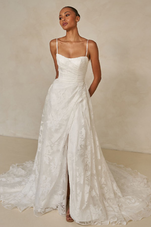 Taffeta and Lace wedding gowns Gloucester Madi Lane Wilkes_ML25715