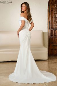 taffeta and lace gloucester Rachel Allen wedding dress RB2171