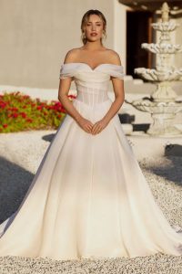 taffeta and lace wedding dresses Gloucester Sophia Tolli y3145