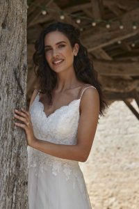 taffeta and lace wedding dresses gloucester pure bridal pb252-