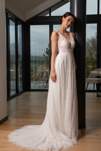 Taffeta and Lace Wedding Gowns by House-of-Nicholas