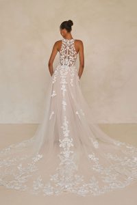 Taffeta and Lace Madi Lane wedding gowns Warner_ML25800
