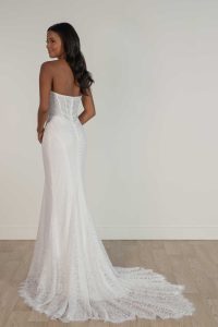 Taffeta and Lace Stella York Wedding Gowns SY8086