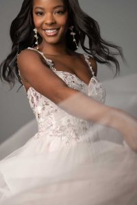 Taffeta and Lace Stella York Wedding Gowns SY8113