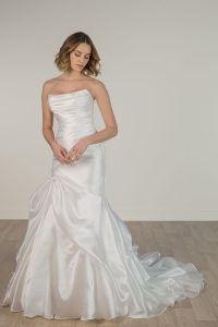 Taffeta and Lace Stella York Wedding Gowns SY8123