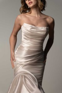 Taffeta and Lace Stella York Wedding Gowns SY8123