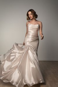 Taffeta and Lace Stella York Wedding Gowns SY8123