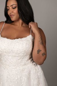 Taffeta-and-Lace-wedding-gowns Gloucester Stella York EBEB 8105+