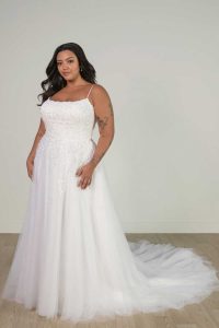 Taffeta-and-Lace-wedding-gowns Gloucester Stella York EBEB 8105+