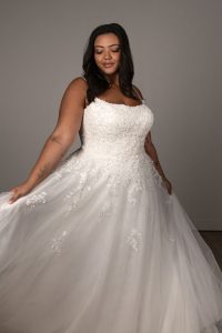 Taffeta-and-Lace-wedding-gowns Gloucester Stella York EBEB 8105+