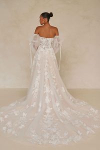 Taffeta and Lace Madi Lane wedding gowns - Walker