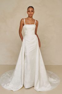 Taffeta and Lace wedding gowns Madi Lane Walsh