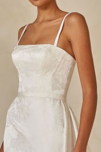 Taffeta and Lace wedding gowns Madi Lane Walsh