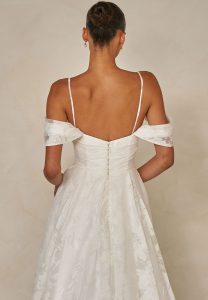 Taffeta and Lace Gloucester Madi Lane wedding gowns style Wilkes