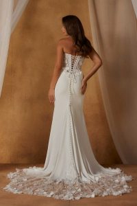 Taffeta and Lace Gloucester Madi Lane Wedding Gowns NASH