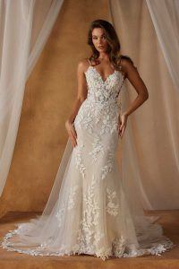 Taffeta and Lace Gloucester Madi Lane Wedding Gowns NICOLA