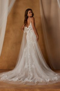 Taffeta and Lace Gloucester Madi Lane Wedding Gowns NICOLA