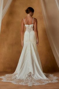 Taffeta and Lace Gloucester Madi Lane Wedding Gowns NIRVANA-LEE