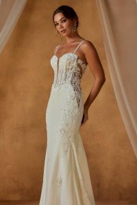 Taffeta and Lace Gloucester Madi Lane Wedding Gowns NIRVANA-LEE
