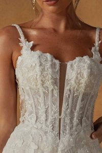 Taffeta and Lace Gloucester Madi Lane Wedding Gowns NIVI