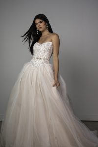 Taffeta and Lace Gloucester Wedding Gowns Stella York SY8189