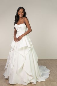 Taffeta and Lace Gloucester Wedding Gowns Stella York SY8212
