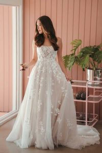 Taffeta and Lace Gloucester Wedding Gowns Stella York SY8213