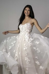 Taffeta and Lace Gloucester Wedding Gowns Stella York SY8213