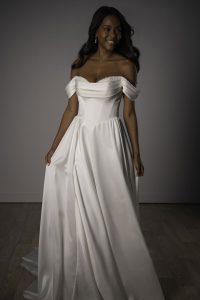 Taffeta and Lace Gloucester Wedding Gowns Stella York SY8236