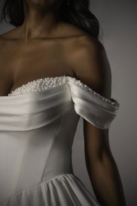 Taffeta and Lace Gloucester Wedding Gowns Stella York SY8236