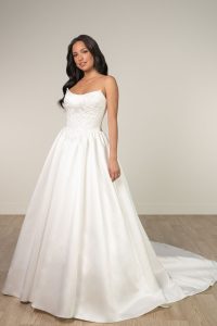 Taffeta and Lace Gloucester Wedding Gowns Stella York SY8239