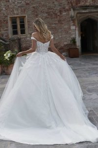 Taffeta and Lace Wedding Gowns Romantica Adair