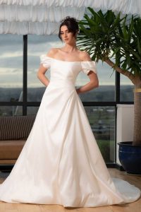 Taffeta and Lace Wedding Gowns from House of Nicholas Style3100