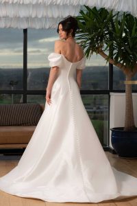Taffeta and Lace Wedding Gowns from House of Nicholas Style3100