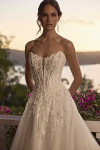 Taffeta and Lace Wedding Gowns Sophia Tolli 3237 Neeve