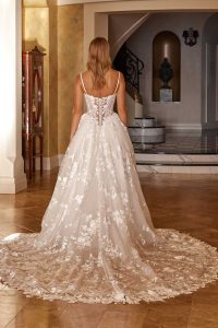 Taffeta and Lace Gloucester Wedding Gowns Madi Lane Ozana