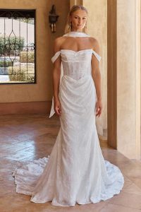 Taffeta and Lace Wedding Gowns Gloucester Madi Lane Ochre